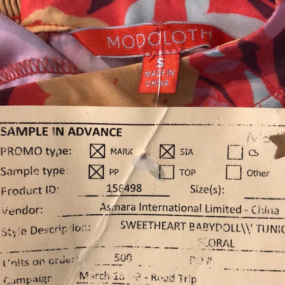 🆕 MODCLOTH sleeveless Top - Picture 5 of 8